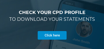 Check your CPD profile to download all your statements